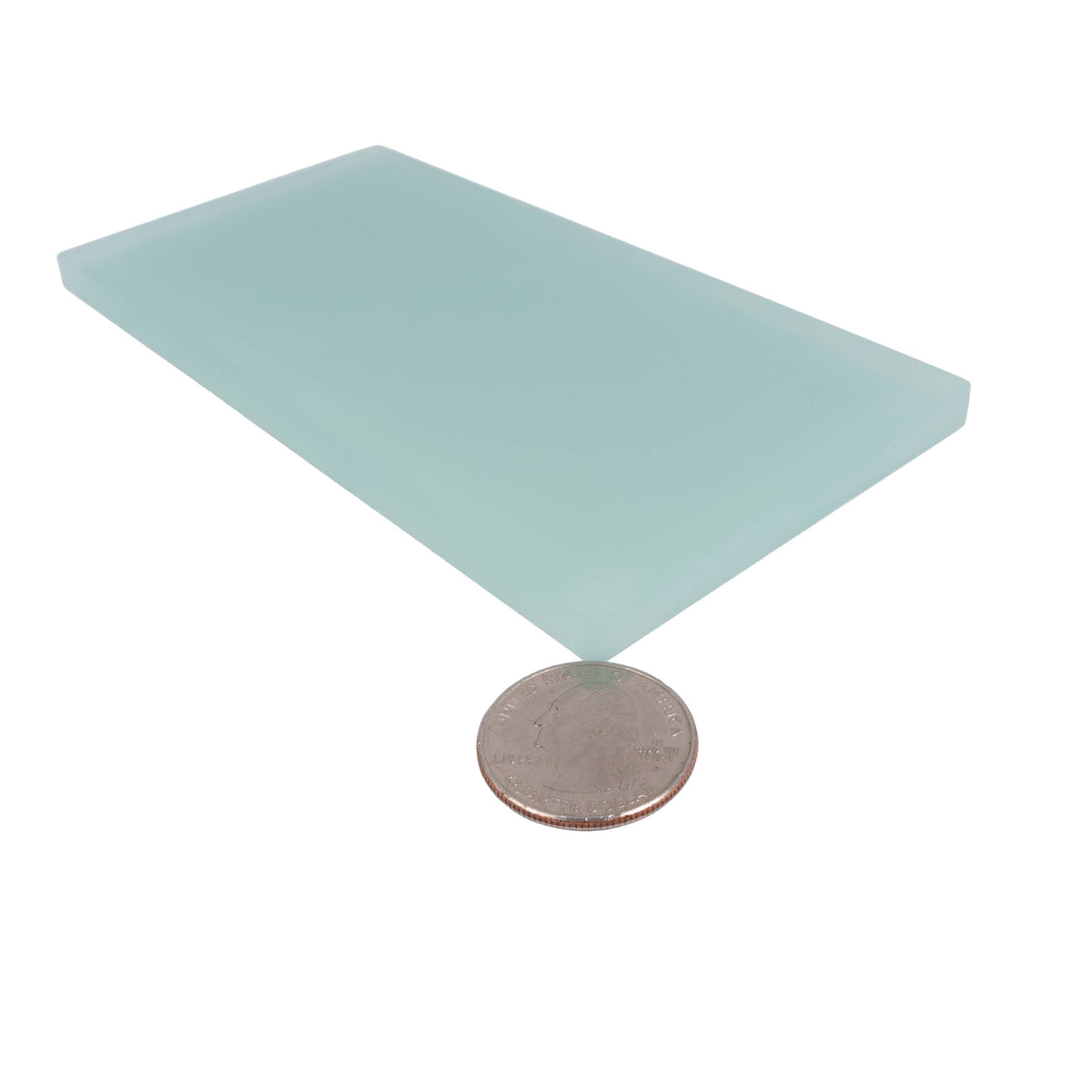 Apollo Tile (Sample) Wall Tile Cadet Blue 3-in x 6-in Matte Glass Brick Subway Wall Tile