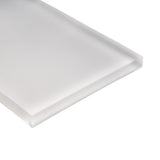 Apollo Tile (Sample) White 3-in x 6-in Matte Glass Brick Subway Floor and Wall Tile