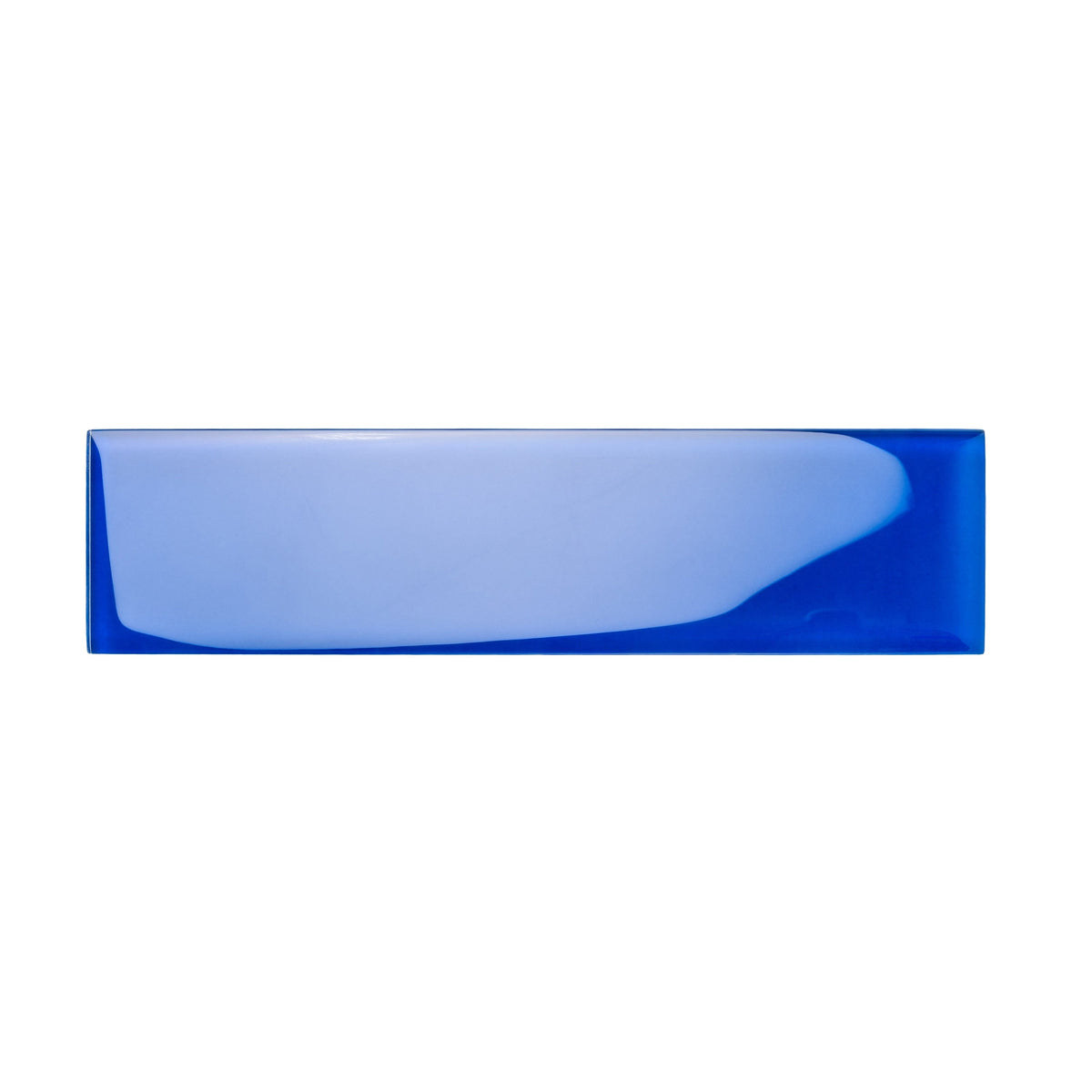 Apollo Tile (Sample) Wall Tile Royal Blue 3-in x 12-in Glossy Glass Brick Subway Wall Tile