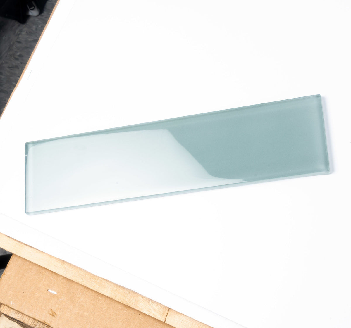 Apollo Tile (Sample) Wall Tile Stone Gray 3-in x 12-in Glossy Glass Brick Subway Wall Tile