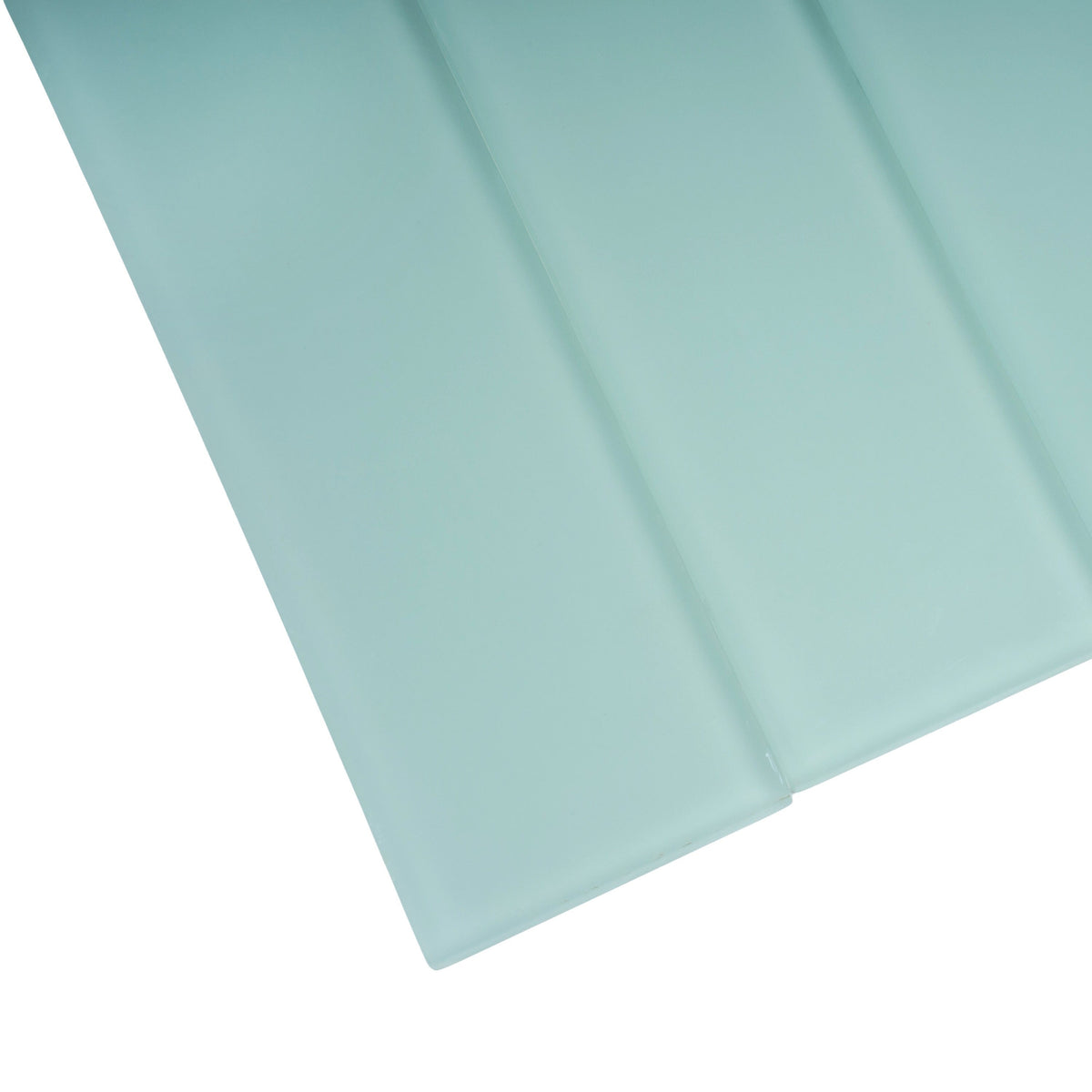 Apollo Tile (Sample) Wall Tile Cadet Blue 3-in x 12-in Matte Glass Brick Subway Wall Tile