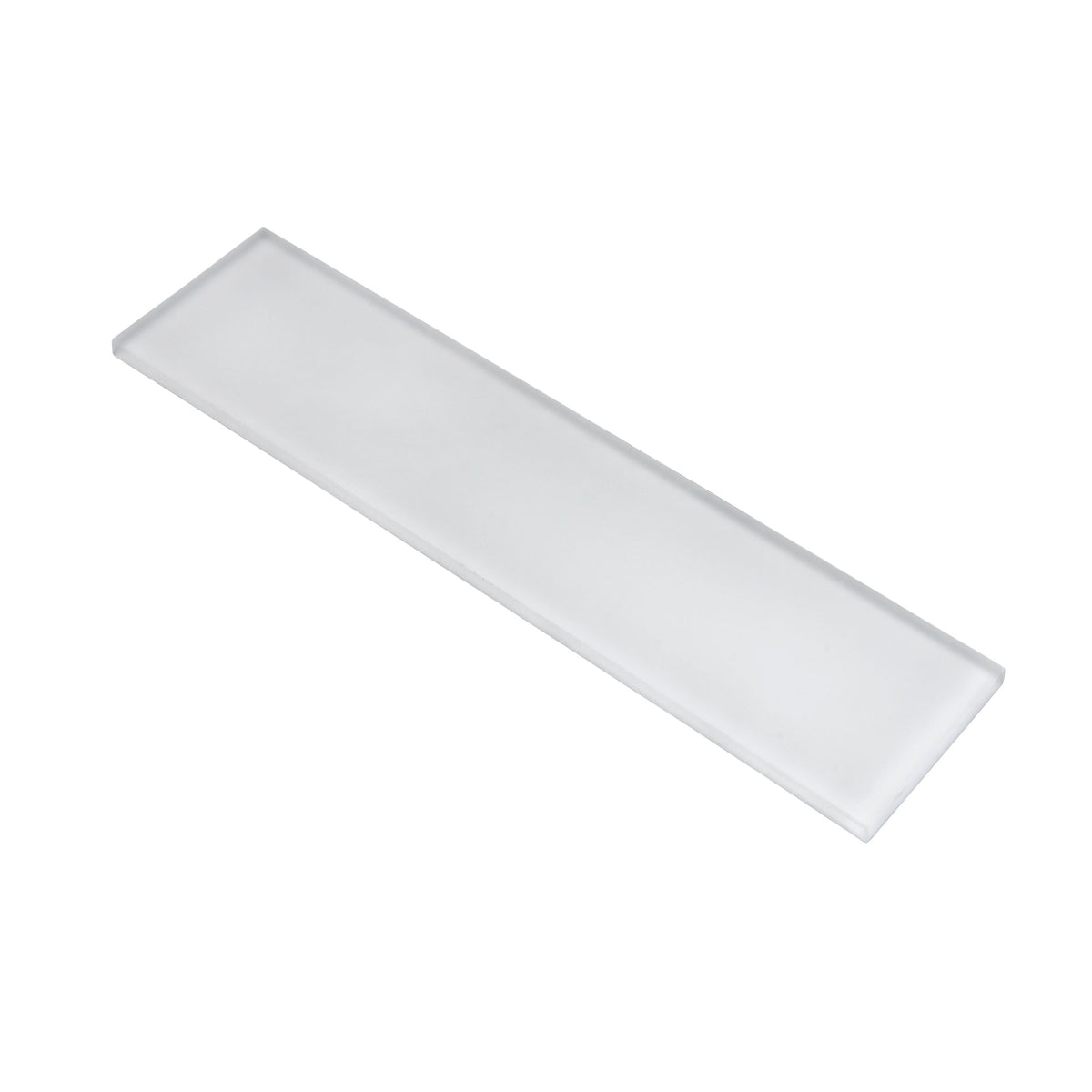 Apollo Tile (Sample) White 3-in x 12-in Matte Glass Floor and Wall Tile
