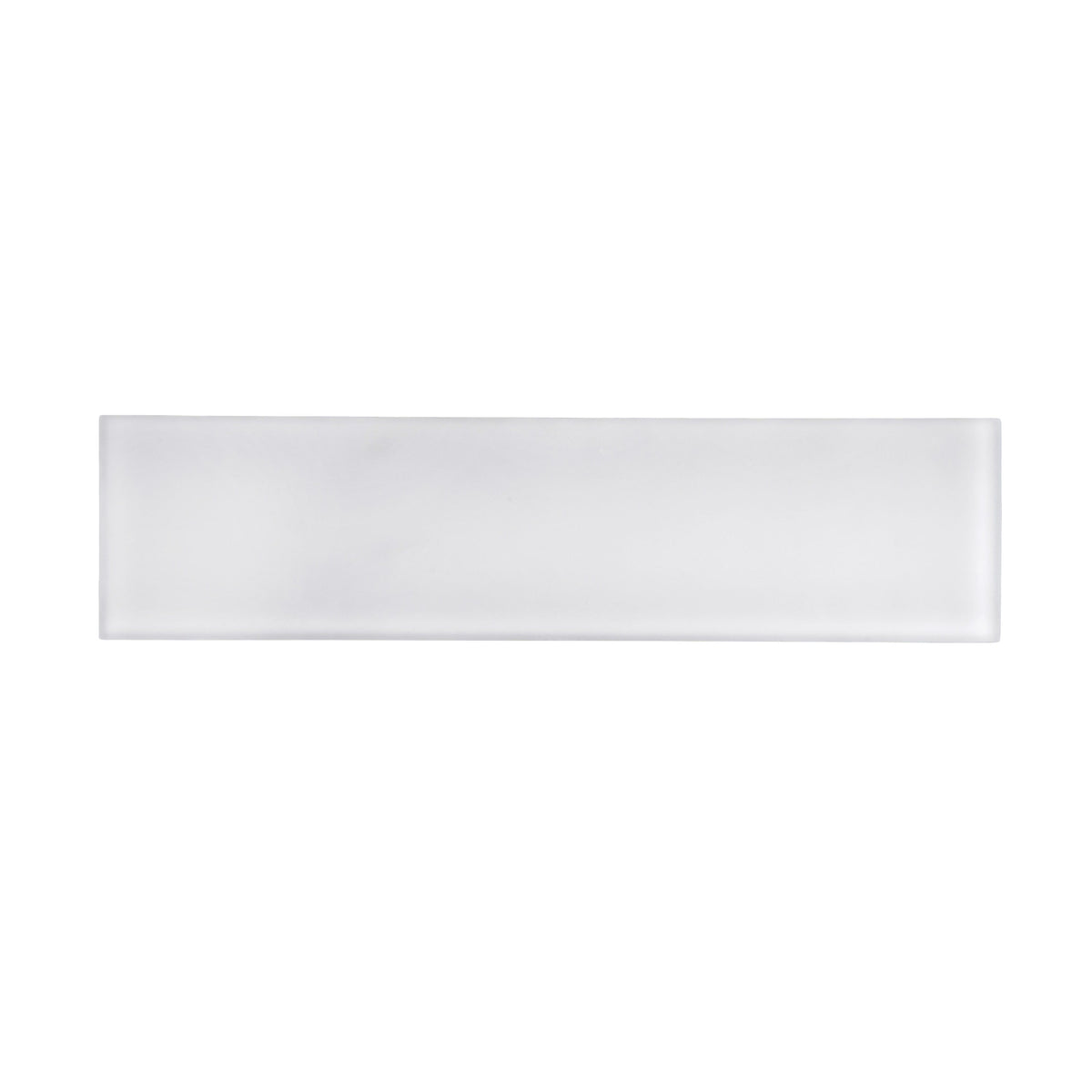 Apollo Tile (Sample) White 3-in x 12-in Matte Glass Floor and Wall Tile