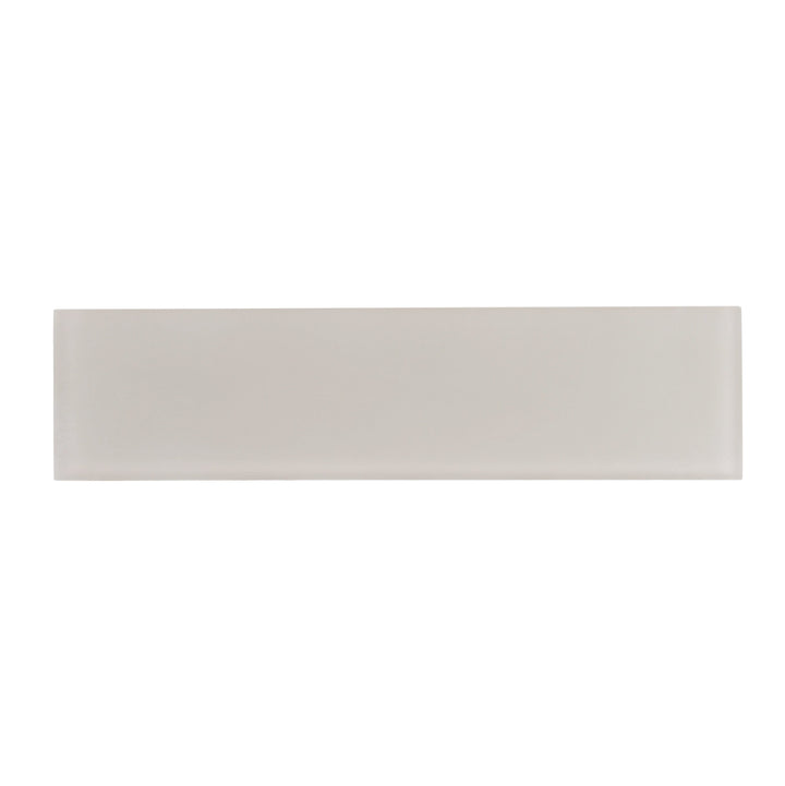 Apollo Tile (Sample) Wall Tile Abalone Gray 3-in x 12-in Matte Glass Brick Subway Wall Tile