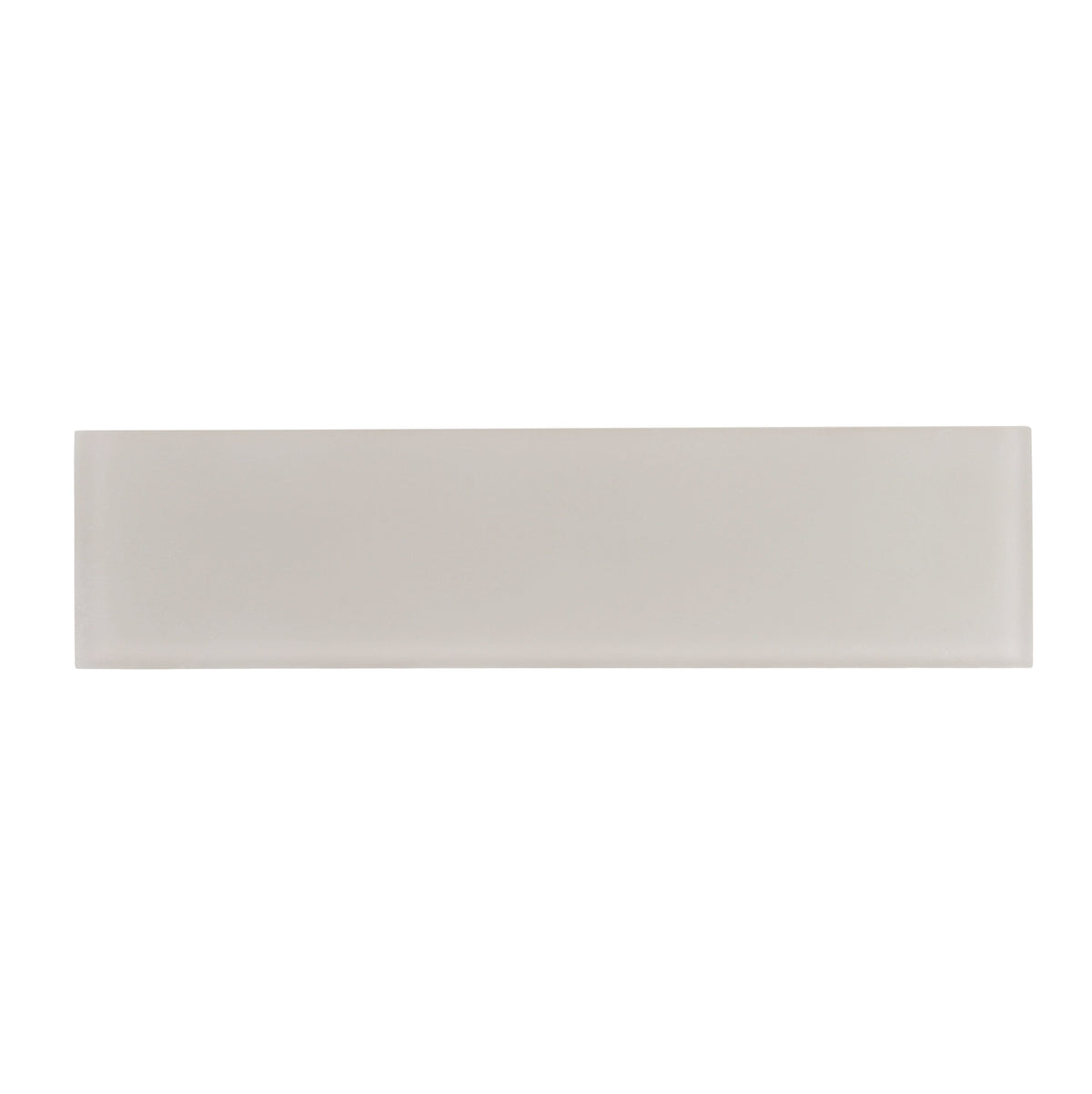 Apollo Tile (Sample) Wall Tile Abalone Gray 3-in x 12-in Matte Glass Brick Subway Wall Tile