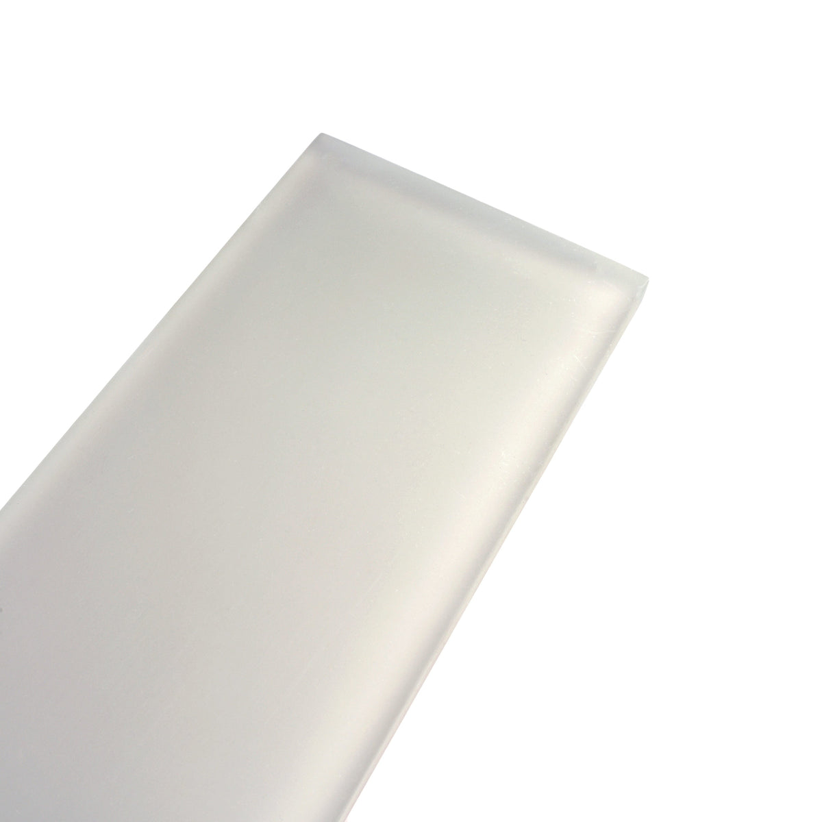 Apollo Tile (Sample) Wall Tile Abalone Gray 3-in x 12-in Matte Glass Brick Subway Wall Tile