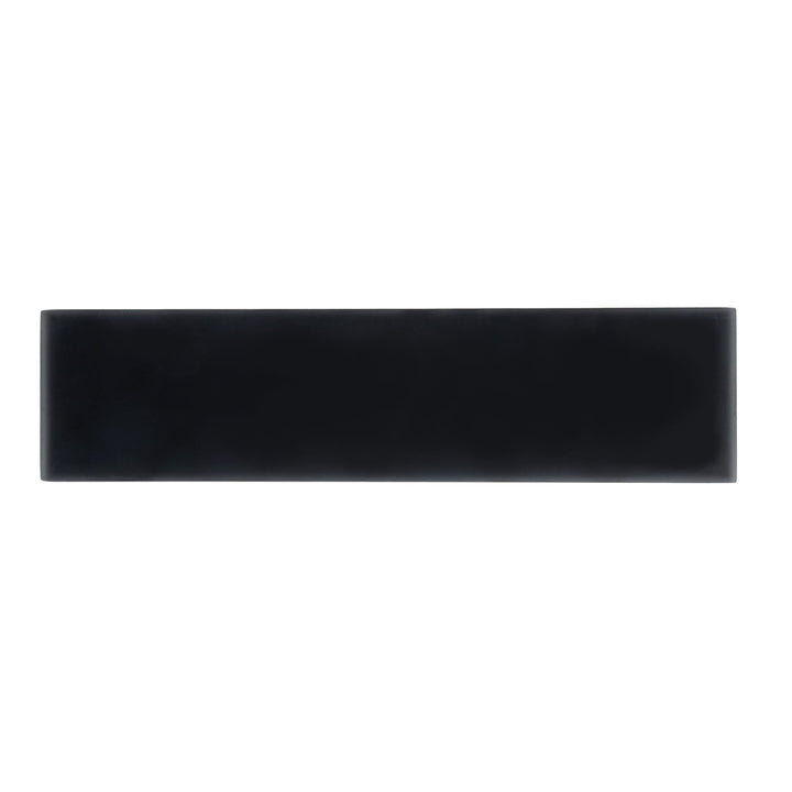 Apollo Tile Colorway Black 3-in x 12-in Matte Glass Brick look Wall Tile product image