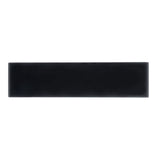 Apollo Tile (Sample) Wall Tile Black 4-in x 6-in Matte Glass Subway Wall Tile