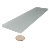 Apollo Tile Gray 3-in x 12-in Matte Glass Brick Subway Wall Tile (5-sq. ft/ Carton)