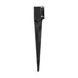 Pylex Ecospike 32-in Black Steel Post Spike For Wood Fence 6-Pack