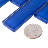 Apollo Tile (Sample) Colorway Royal Blue 4-in x 4-in Glossy Glass Brick Subway Floor and Wall Tile