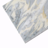 Apollo Tile (Sample) Wall White and Gray 4-in x 4-in Polished Marble Subway Wall Tile