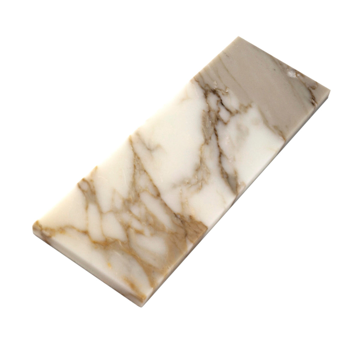 Apollo Tile (Sample) Floor and Wall Tile White 4-in x 4-in Polished Marble Subway Floor and Wall Tile