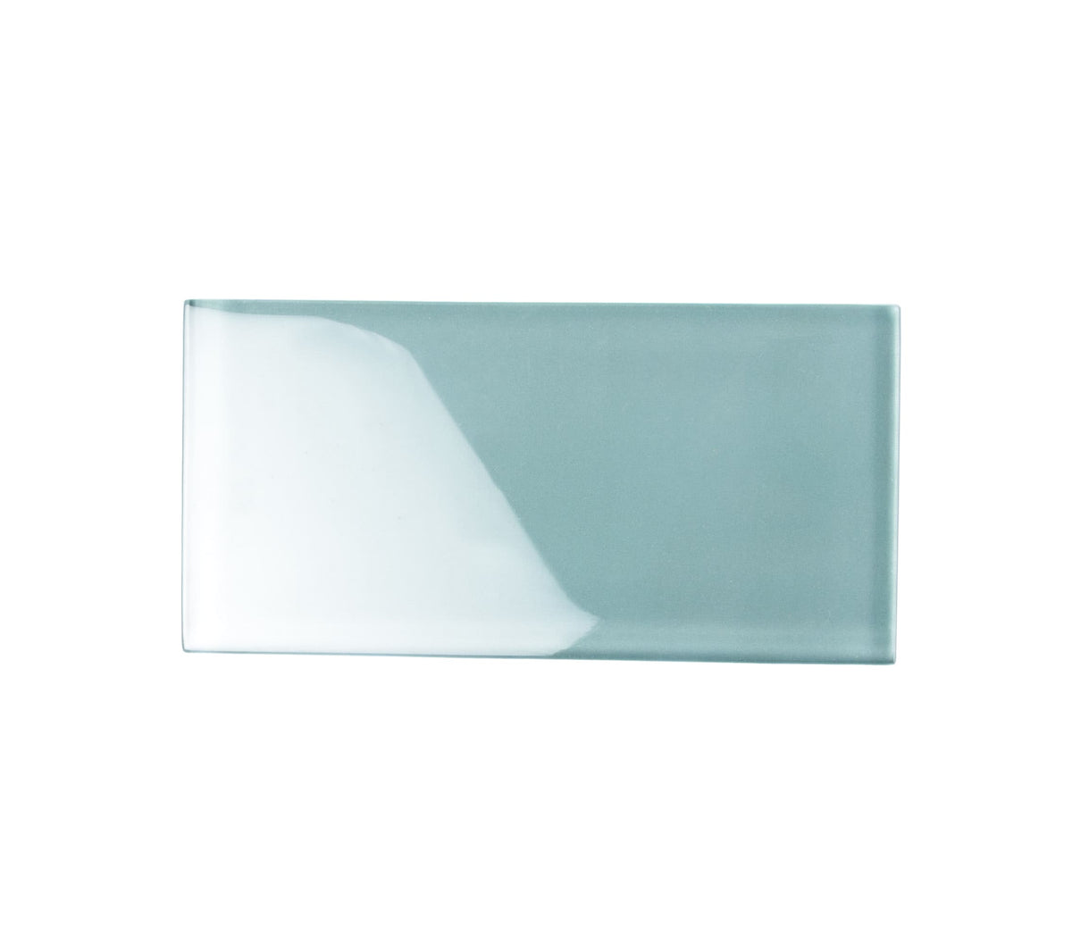 Apollo Tile (Sample) Wall Tile Stone Gray 3-in x 6-in Glossy Glass Brick Subway Wall Tile