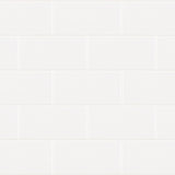 American Olean Profiles 100-Pack Ice White Gloss 3-in x 6-in Glossy Ceramic Subway Wall Tile