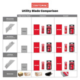 CRAFTSMAN Carbon Steel 3/4-in Utility Replacement Blade (10-Pack)