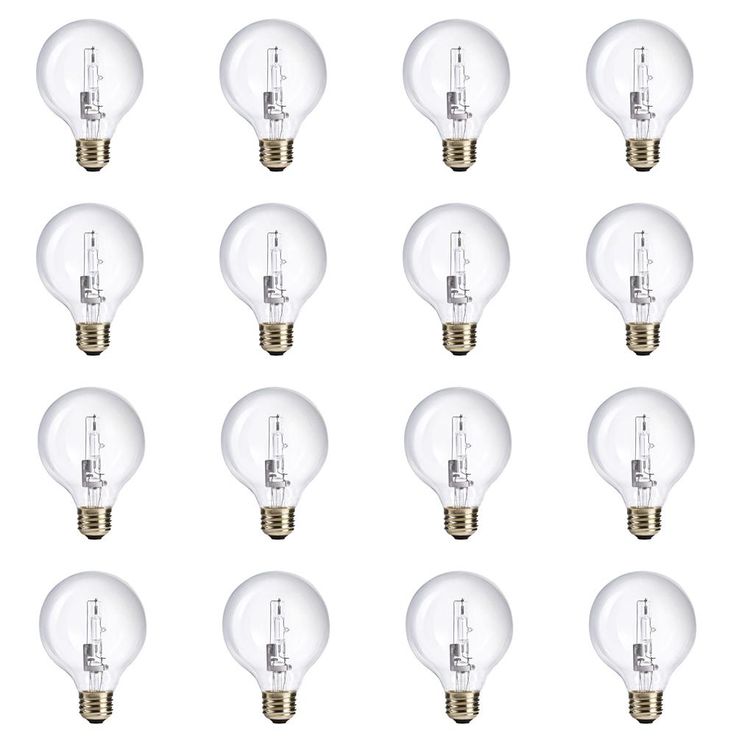 Philips 60-Watt Equivalent G25 Halogen Clear Globe Light Bulb (12-Pack)