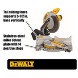 15 Amp Corded 12 in. Compound Single Bevel Miter Saw - Super Arbor