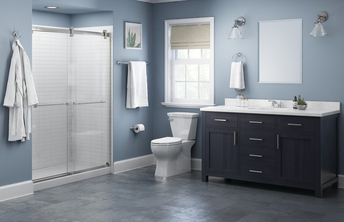 Delta Foundations 24-in Polished Chrome Wall-Mount Single Towel Bar