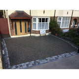 Nantucket Pavers Cobblestone 9 in. x 5 in. x 5 in. Black Granite Edger Kit (60-Pieces/45 Lin. ft./Pallet) - Super Arbor