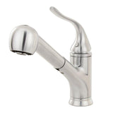 Coralais Single-Handle Pull-Out Sprayer Kitchen Faucet With MasterClean Sprayface In Polished Chrome - Super Arbor