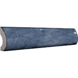 Apollo Tile 10-Pack Blue 1-in x 8-in Ceramic Bullnose Tile (0.556-sq. ft/ Carton)
