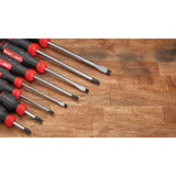 CRAFTSMAN 8-Piece Bi-Material Handle Screwdriver Set, Black Oxide Tip