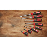 CRAFTSMAN 8-Piece Bi-Material Handle Screwdriver Set, Black Oxide Tips