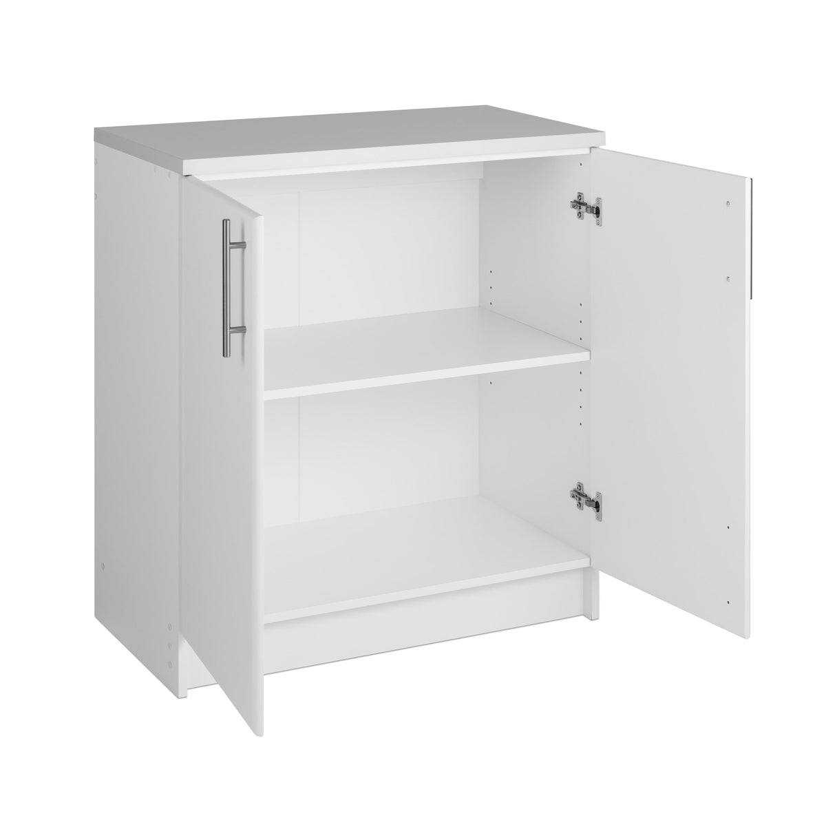 Prepac Elite 32-in W x 35.75-in H Wood Composite White Freestanding Utility Storage Cabinet