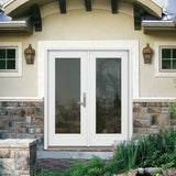 JELD-WEN 60-in x 80-in Fiberglass French, Left-hand inswing – additional view 2