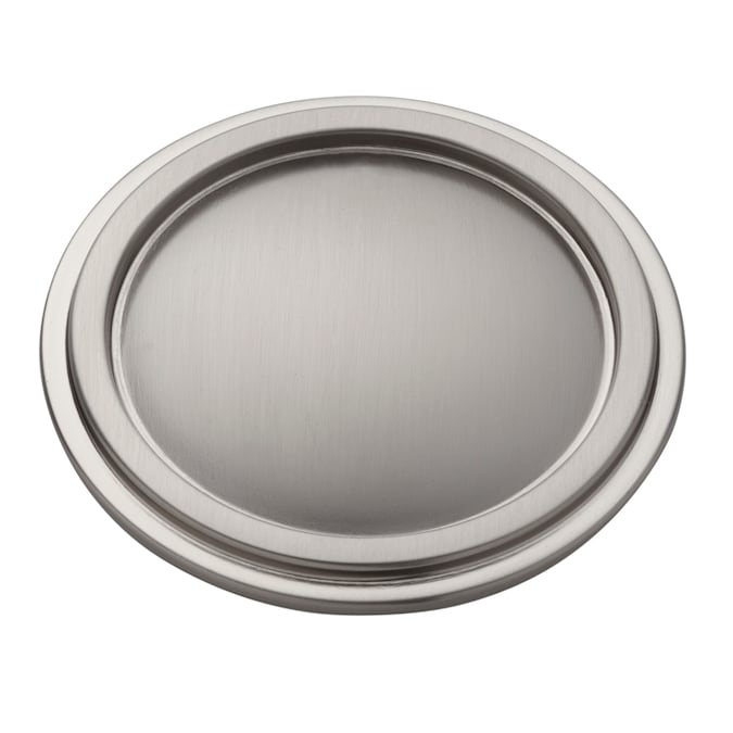 Sumner Street Home Hardware Octagon 3-1/2-in (89mm) Center to Center Satin Nickel Cylindrical Bar Drawer Pull