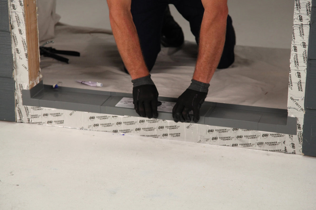 OSI Quad Butyl Flash Tape, 4-in x 75-ft, Silver, Self-Adhesive Butyl Rubber Roll Flashing, 12-Pack