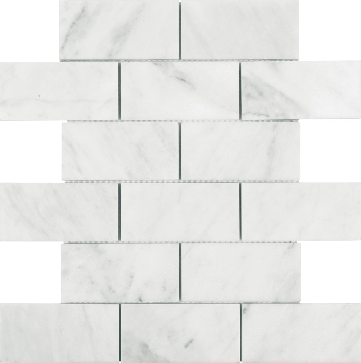 Satori Venatino 10-in x 12-in Polished Natural Stone Subway Mosaic Wall Tile (0.83-sq. ft/ Piece)