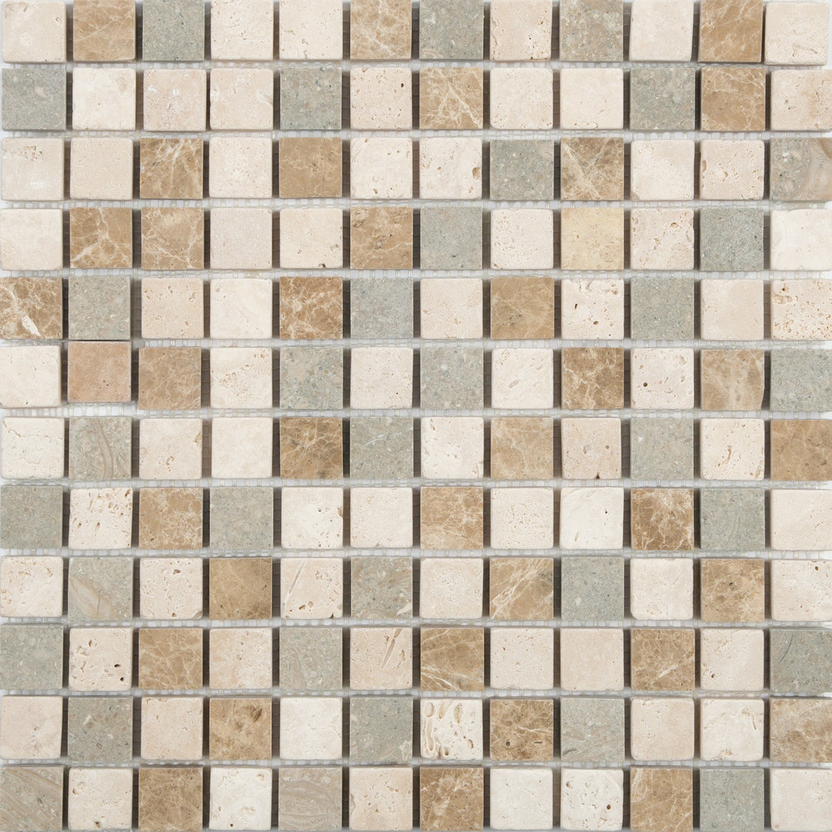 Satori Countryside 12-in x 12-in Multi-finish Natural Stone Mosaic Floor and Wall Tile (0.98-sq. ft/ Piece)