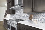 Satori Palissandro 12-in x 12-in Polished Natural Stone Look Hexagon Mosaic Floor and Wall Tile (0.96-sq. ft/ Piece)