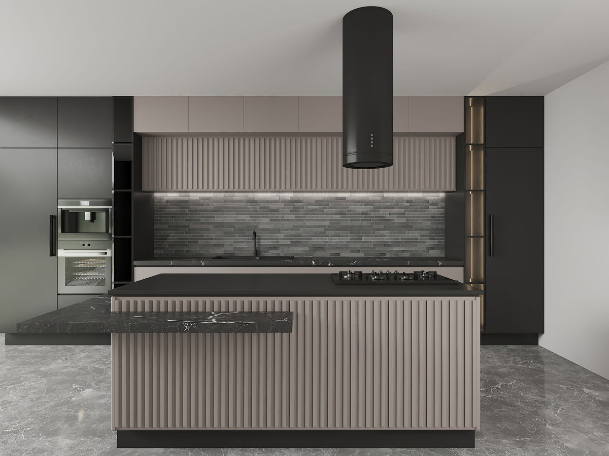 Giorbello (Sample) Travel Series Gray 4-in x 12-in Polished Travertine Brick Mosaic Wall Tile