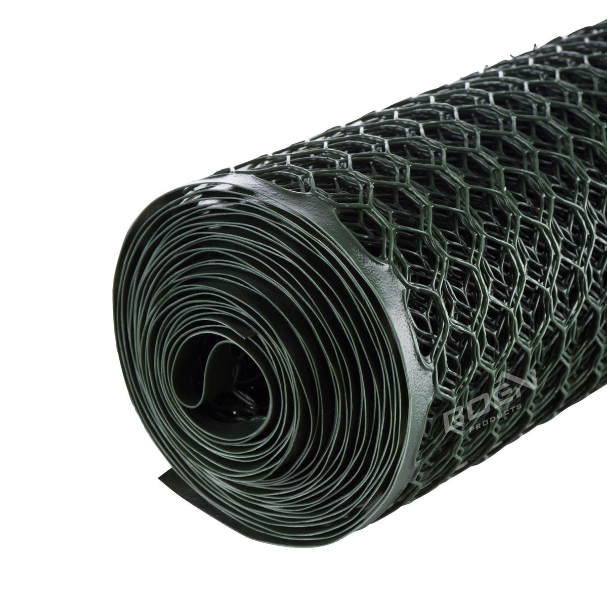 BOEN 100-ft x 4-ft 6-Gauge Green Plastic Extruded Mesh Rolled Fencing