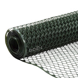BOEN 100-ft x 4-ft 6-Gauge Green Plastic Extruded Mesh Rolled Fencing