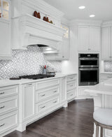 Satori Venatino Parquet 12-in x 12-in Polished Natural Stone Marble Look Mosaic Floor and Wall Tile (0.95-sq. ft/ Piece)