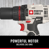 PORTER-CABLE 20V Max 4-Tool Cordless Combo Kit, Soft Case, Charger and (2) Batteries Included