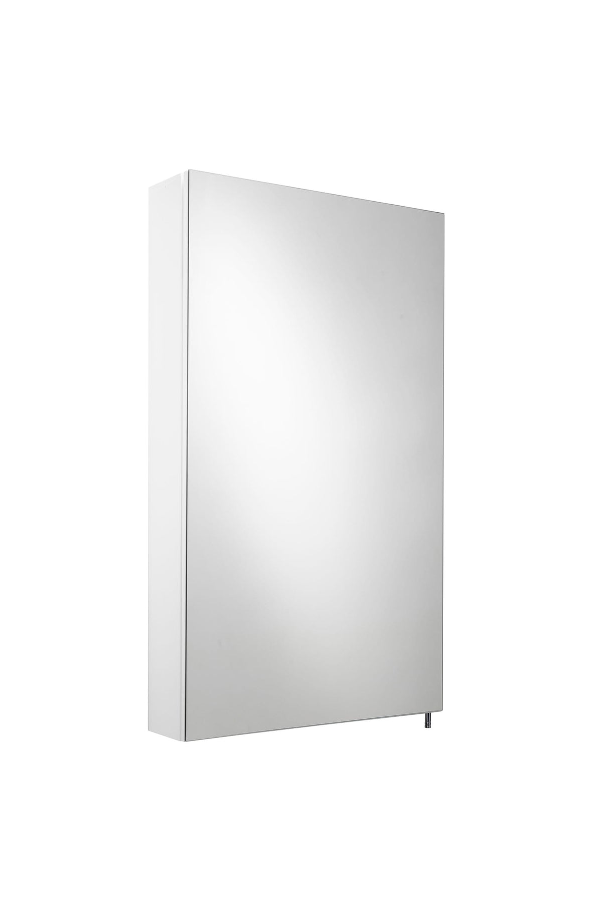 Croydex 16-in x 26-in Surface Mount White Mirrored Medicine Cabinet