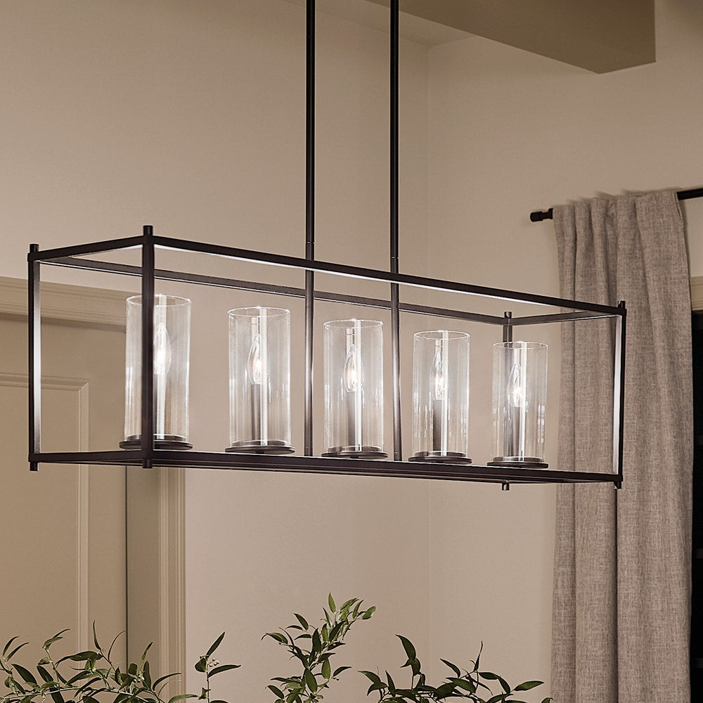 Kichler Crosby 5-Light Black Modern/Contemporary Chandelier