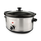 3.5 Qt. Stainless Steel Slow Cooker with Temperature Settings