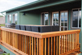 2-in x 36-in Redwood Wood Square Deck Baluster