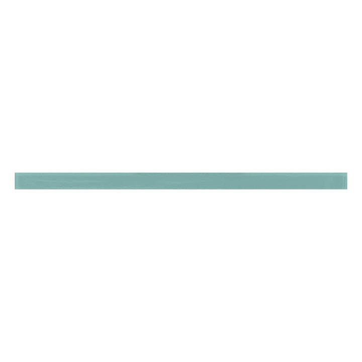 Apollo Tile 10-Pack Sapphire Blue 1/2-in x 12-in Glass Pencil Tile (0.5-sq. ft/ Carton)