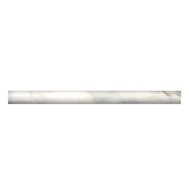 Apollo Tile 10-Pack White 1/2-in x 12-in Marble Pencil Tile (0.5-sq. ft/ Carton)