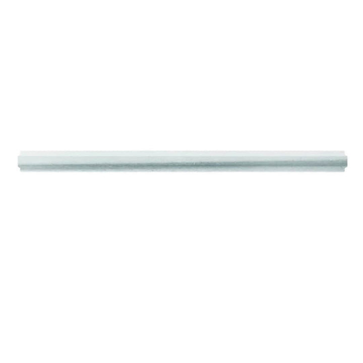 Apollo Tile 10-Pack Light Gray 1-in x 12-in Marble Pencil Tile (0.667-sq. ft/ Carton)