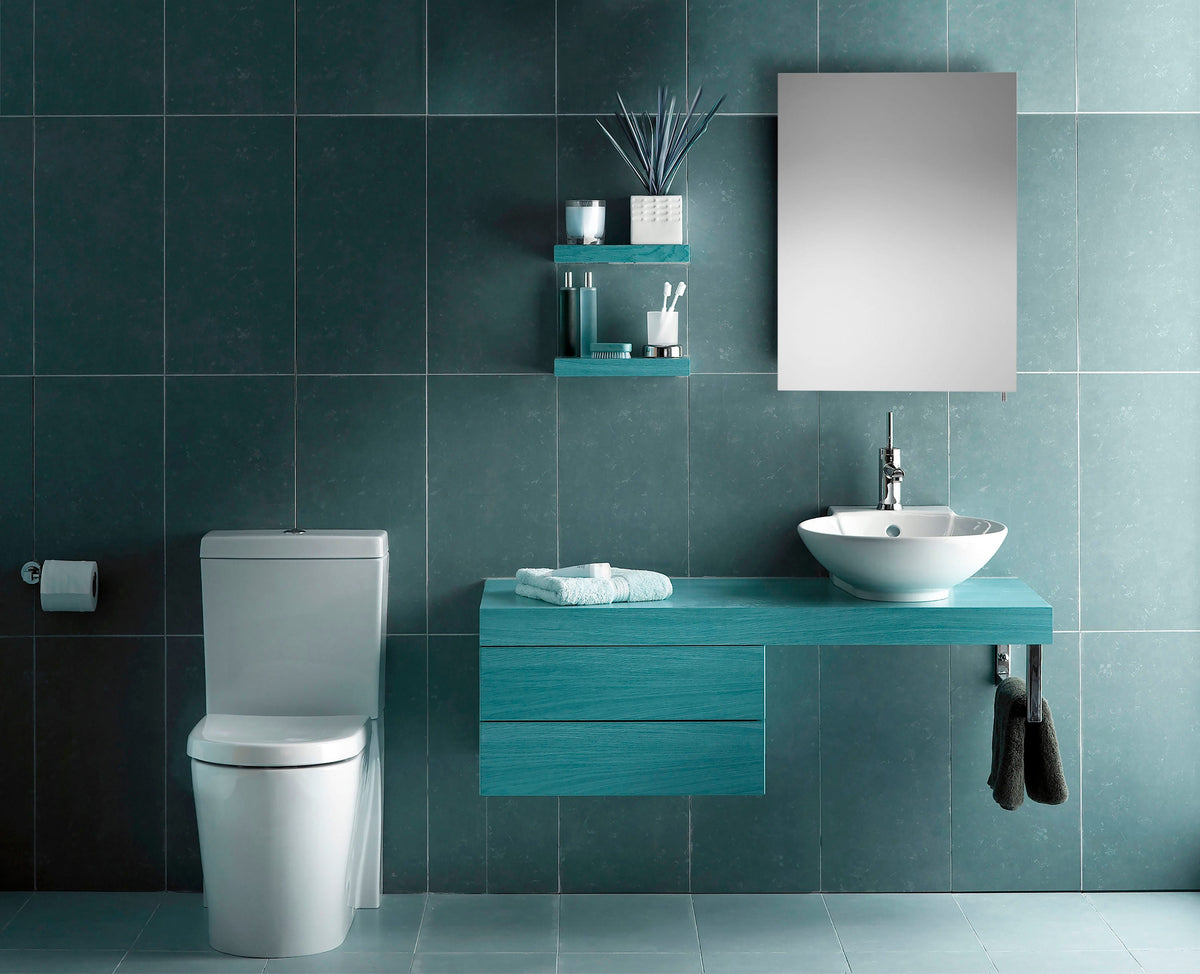 Croydex 20-in x 26-in Surface Mount Polished Stainless Steel Mirrored Medicine Cabinet