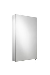 Croydex 16-in x 26-in Surface Mount Polished Stainless Steel Mirrored Medicine Cabinet