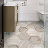 Apollo Tile Beige 10-in x 10-in Matte Porcelain Stone Look Tile (12.535-sq. ft/ Carton)